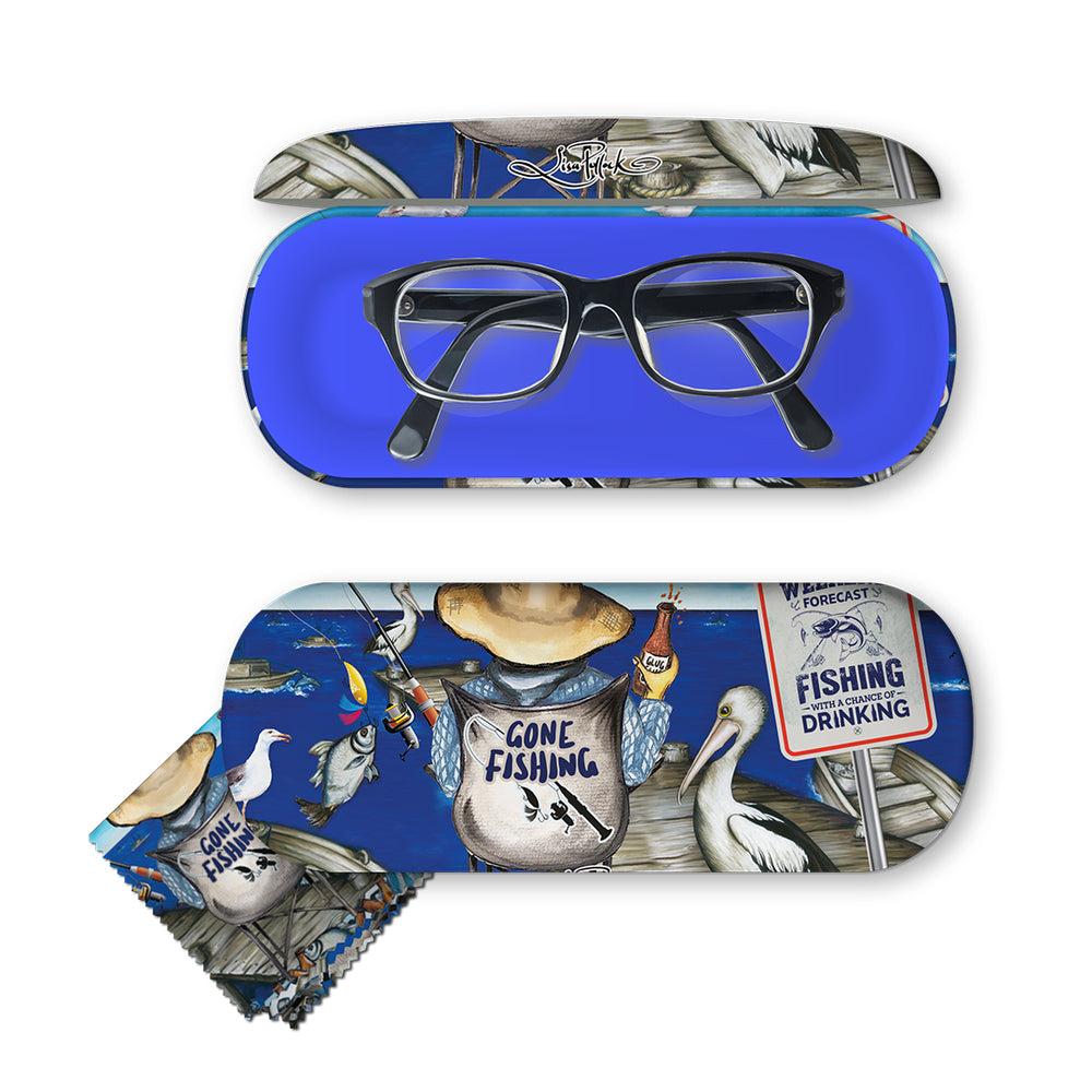 Men s Glasses Case Gone Fishing