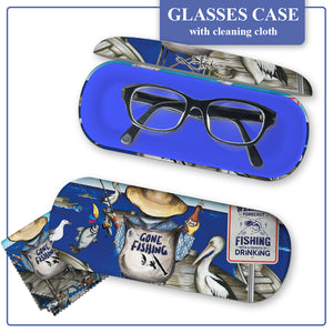 Men's Glasses Case - Gone Fishing