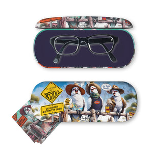 Men's Glasses Case - Squawking Slang