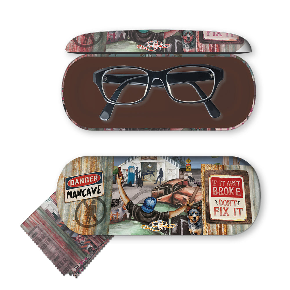 Men's Glasses Case - Mancave