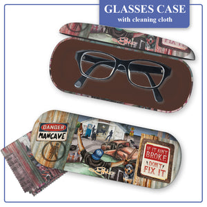 Men's Glasses Case - Mancave