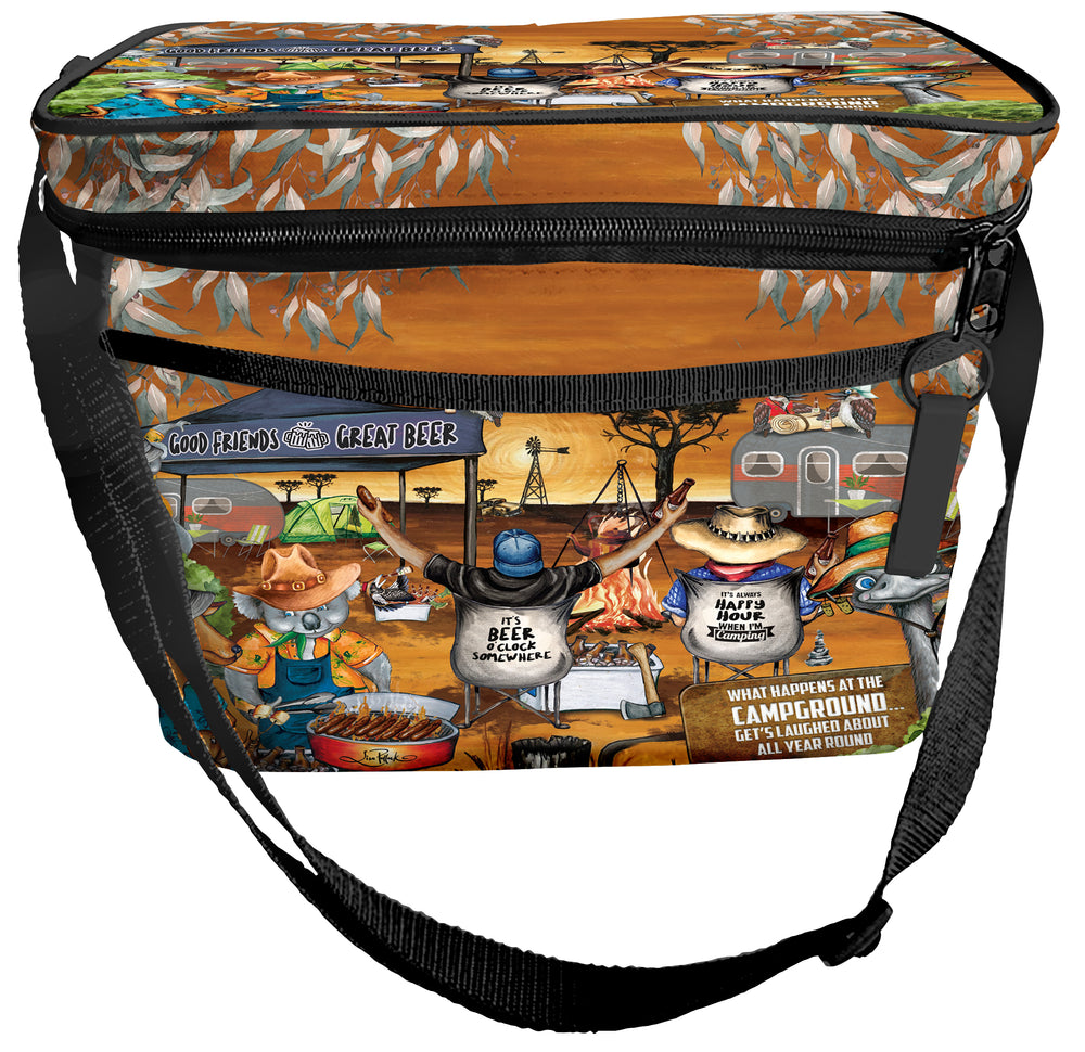 Insulated Cooler Bag - Camp Happy Hour