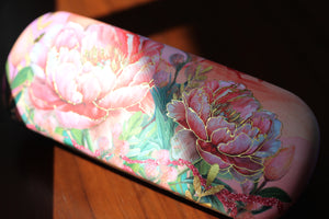 Glasses Case - Coral Peony