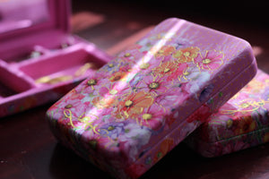 Compact Jewellery Case - Wistful Wildflowers