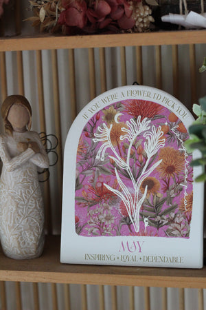 May - Native Flower Plaques