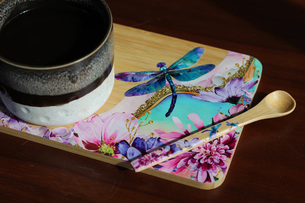Tea Time Tray - Delightful Dragonflies