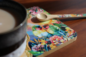 Tea Time Tray - Sunset Love Birds