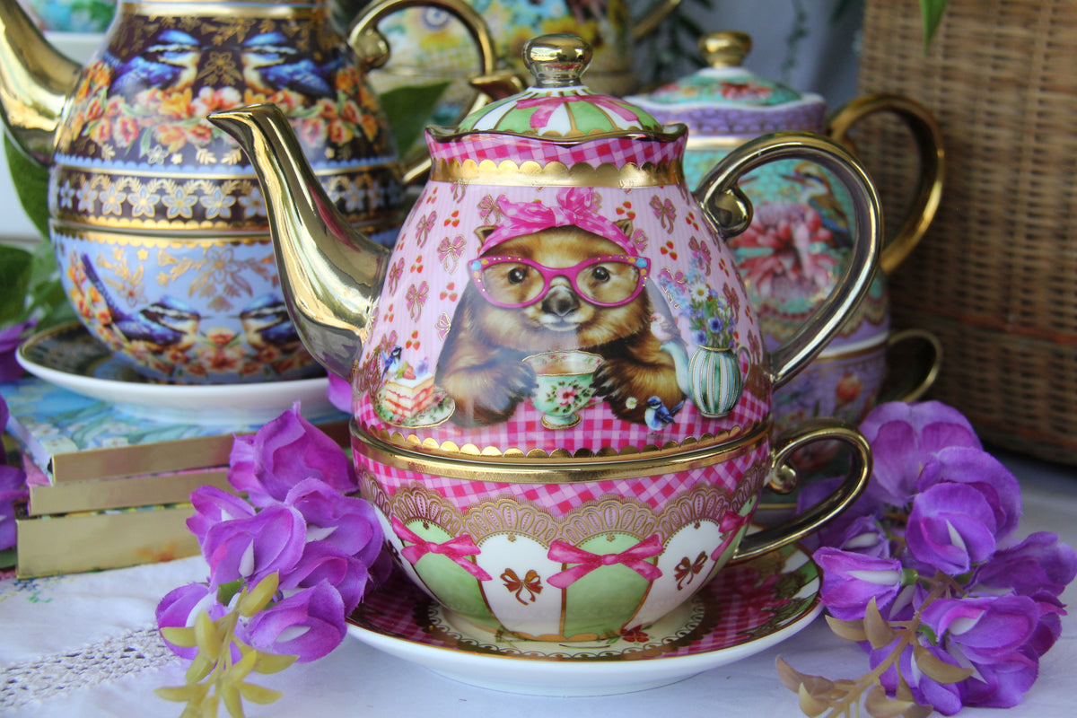 Tea for One - Wonda Wombat – Lisa Pollock