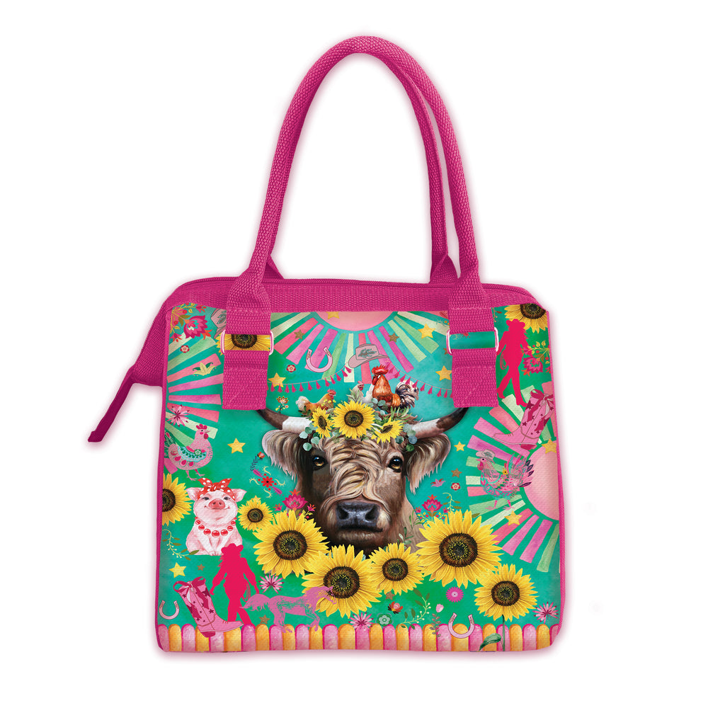 Lunch Cooler Bag - Carnival Cow