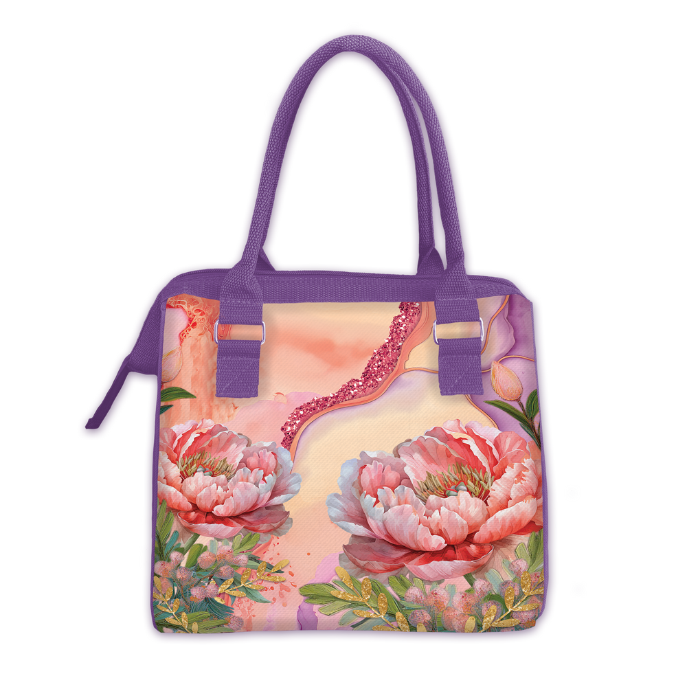 Lunch Cooler Bag - Coral Peony