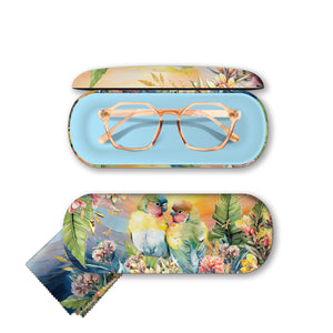 Glasses Case - Sunset Love Birds