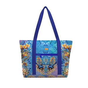 Lrg Tote Cooler Bag - Royal Wrens