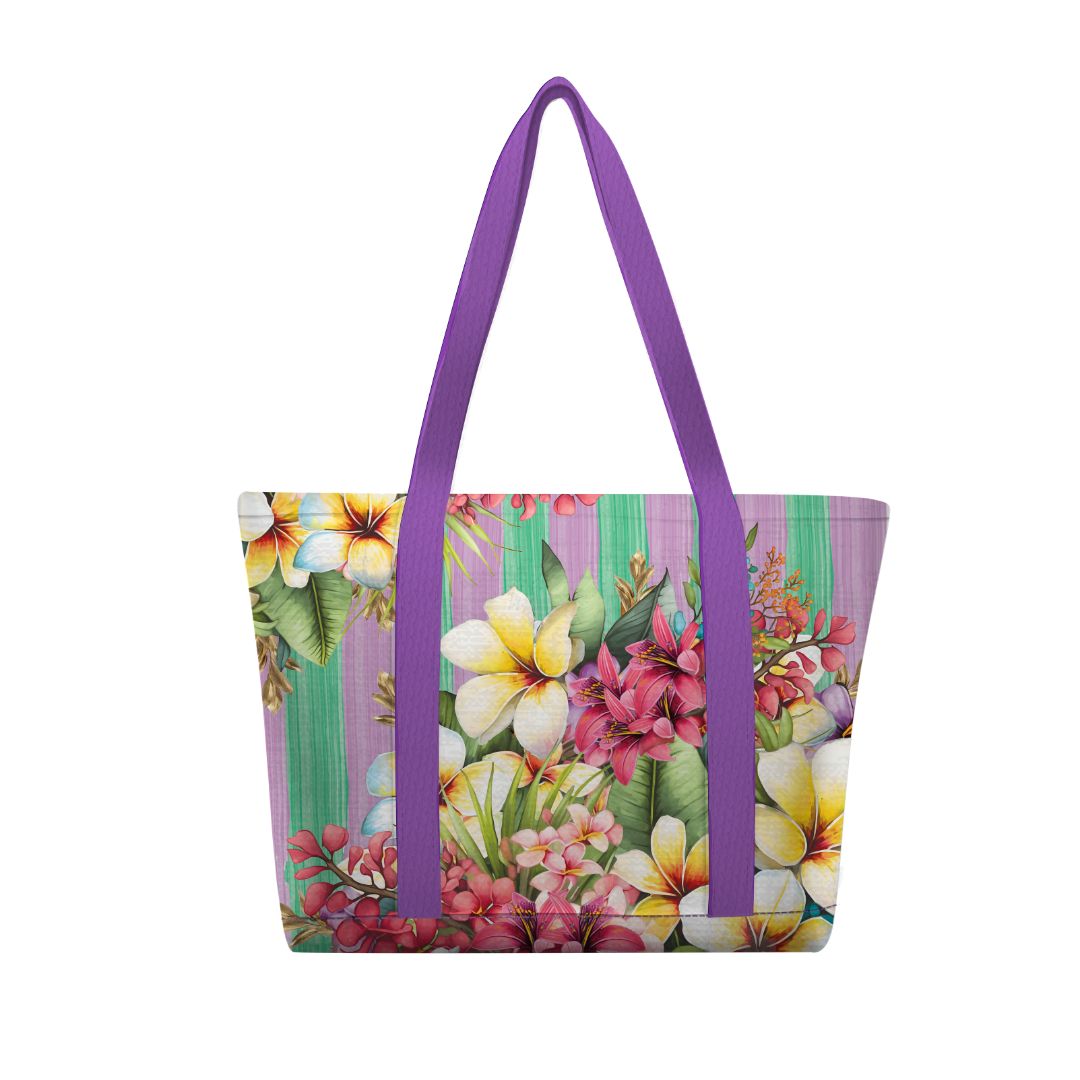 Lrg Tote Cooler Bag - Paradise Bloom – Lisa Pollock