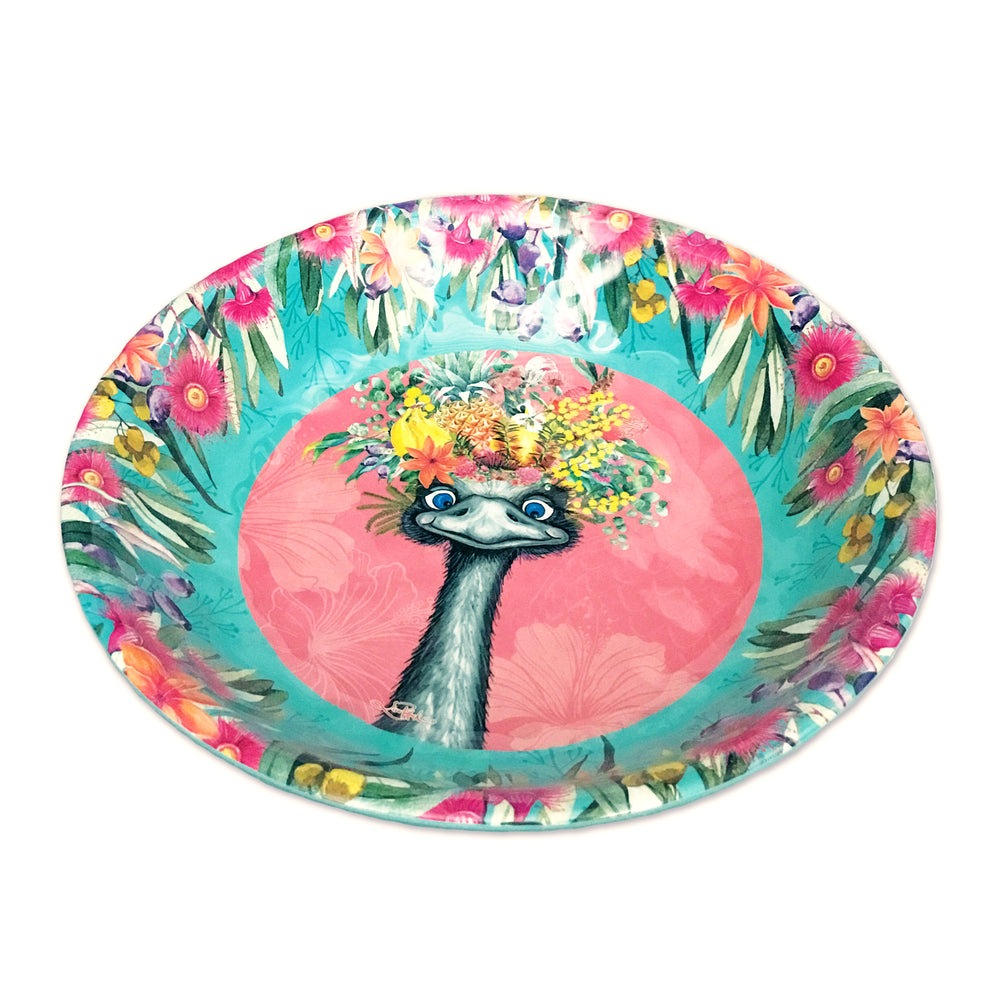 Melamine Salad Bowl - Aussie Animals