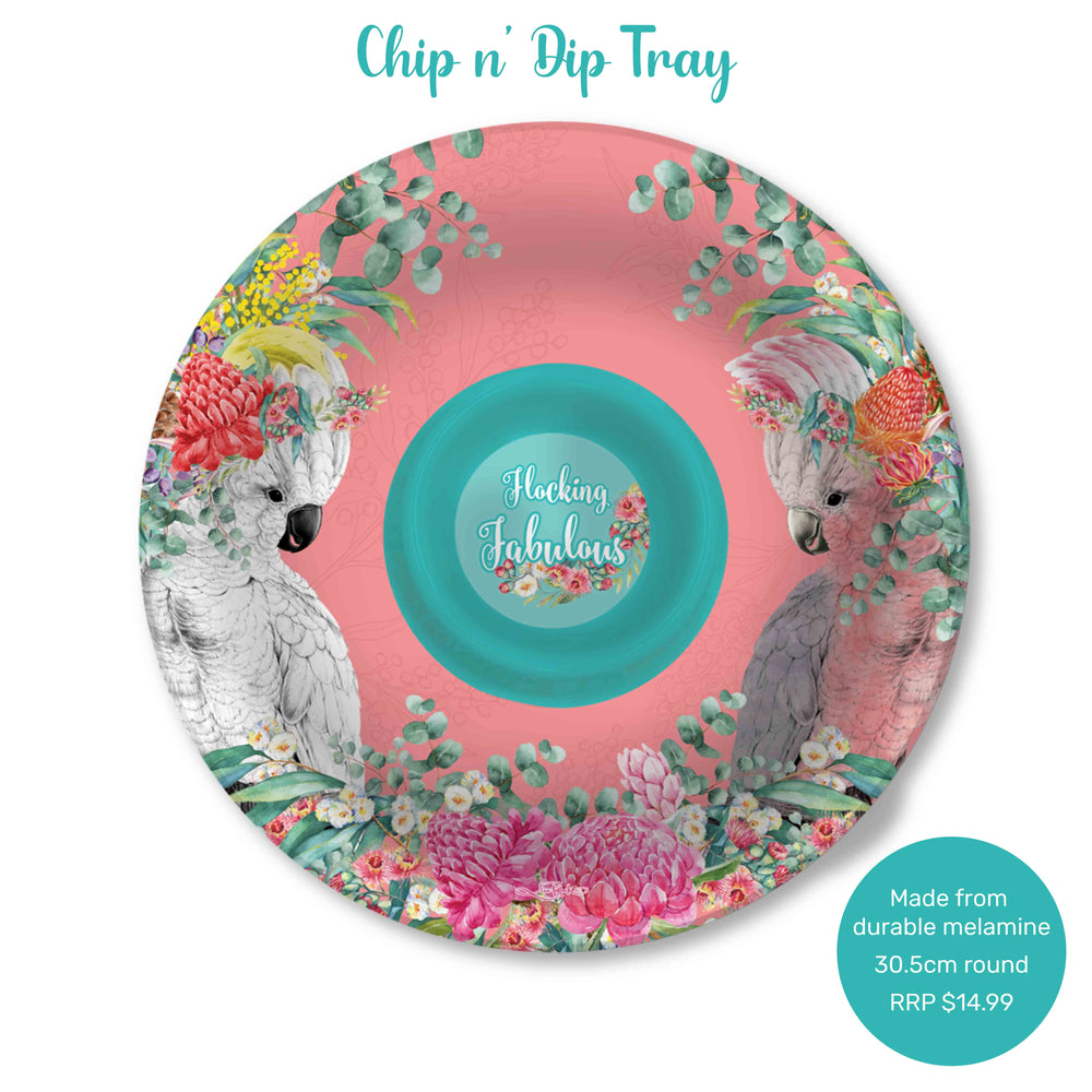 Melamine Chip 'n' Dip - Aussie Animals