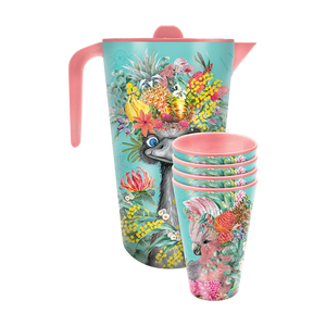 Melamine Jug & Cup Set - Aussie Animals