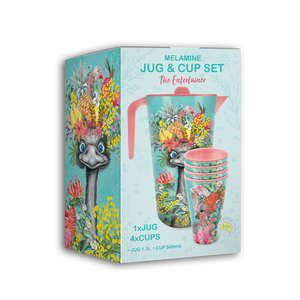 Melamine Jug & Cup Set - Aussie Animals