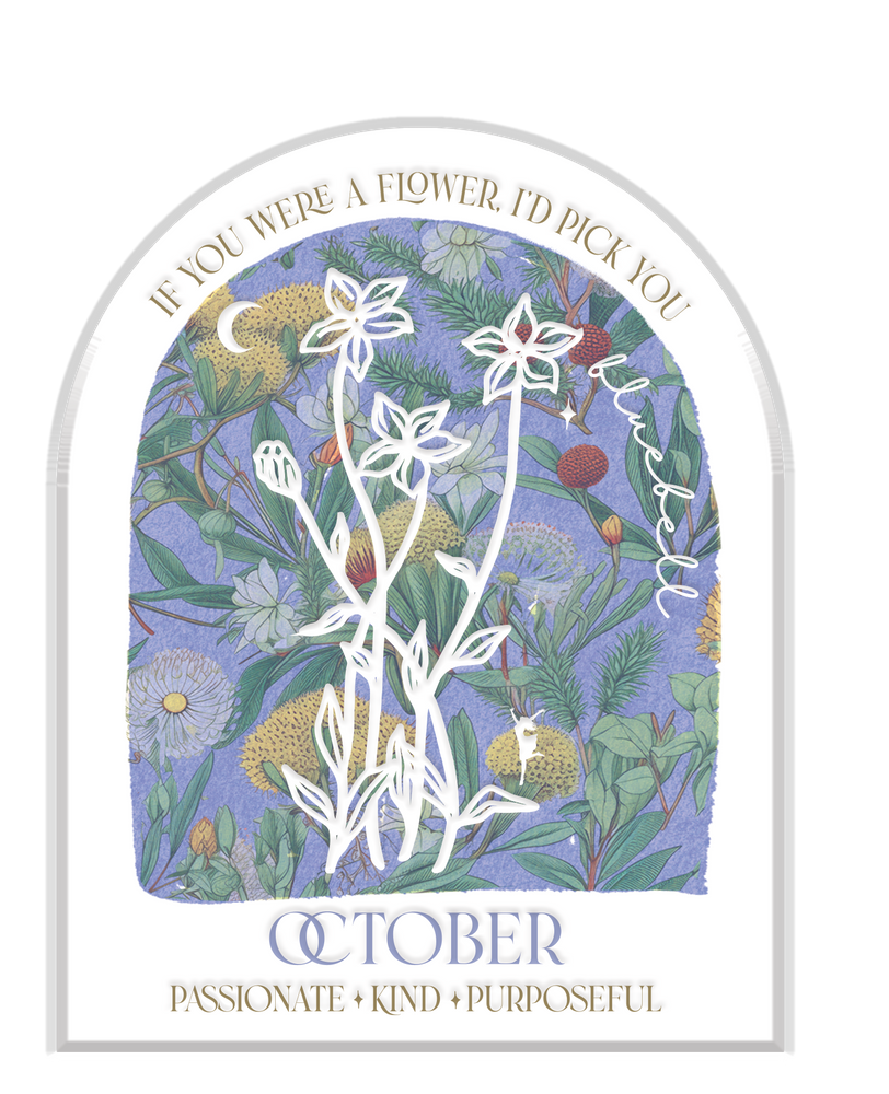 October - Native Flower Plaques