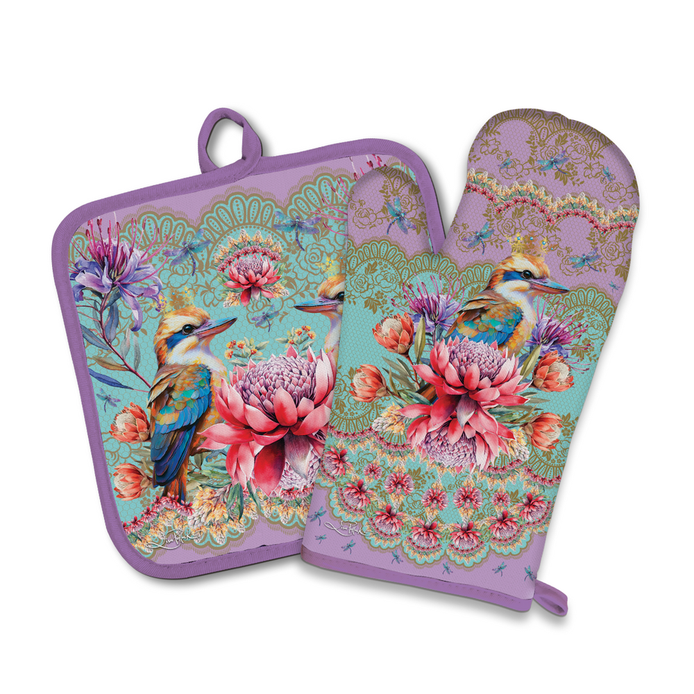 Oven Mitt Pot Holder - Vintage Kookas