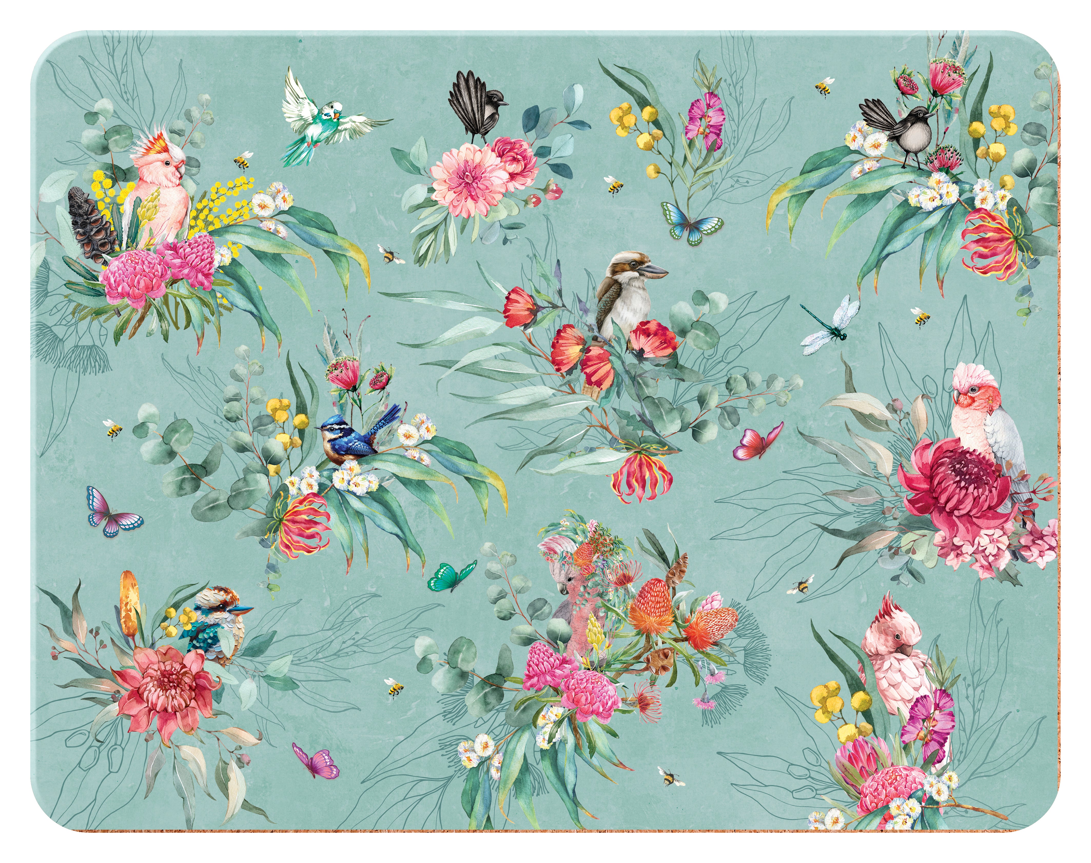 Native Flora & Fauna Placemats – Lisa Pollock