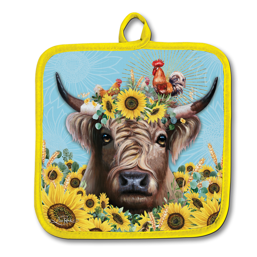 Oven Mitt Pot Holder - Sunny Highland