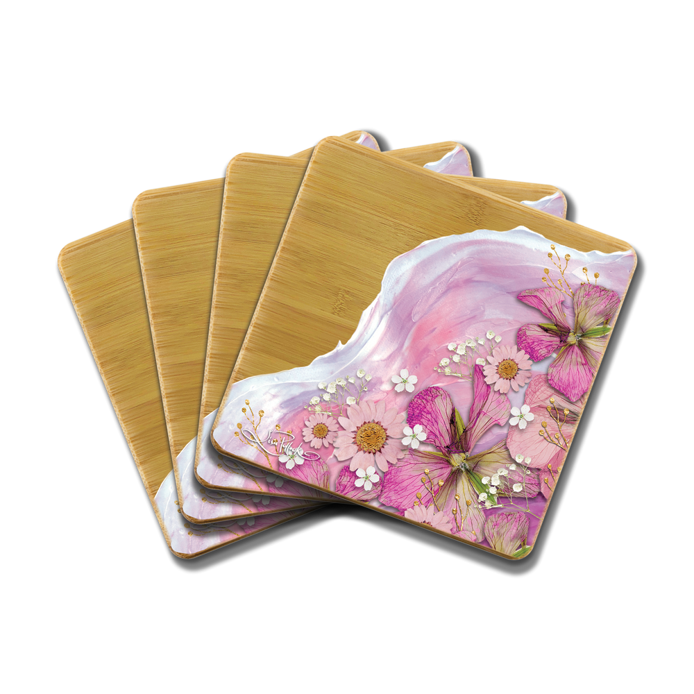 Coaster Set - Pressed Petals