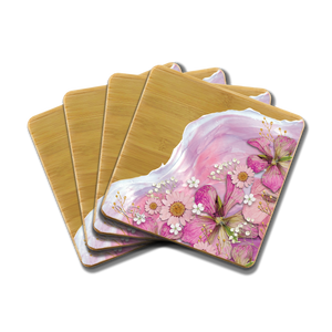 Coaster Set - Pressed Petals