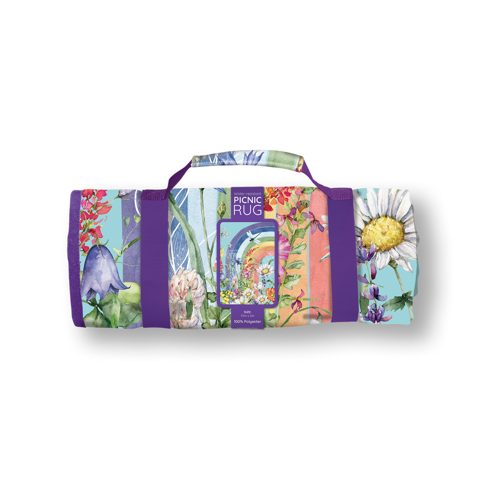 Wildflower Rainbow - Picnic Rug