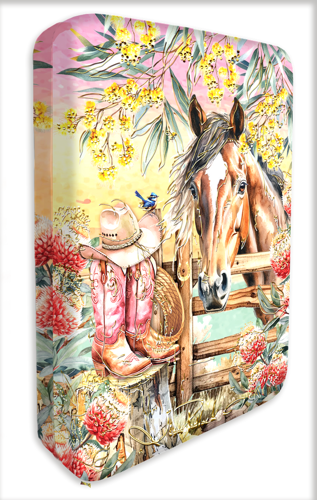 Compact Jewellery Case - Country Dusk