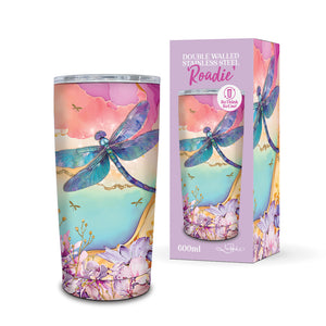 600ml Roadie - Delightful Dragonflies