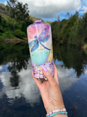 600ml Roadie - Delightful Dragonflies