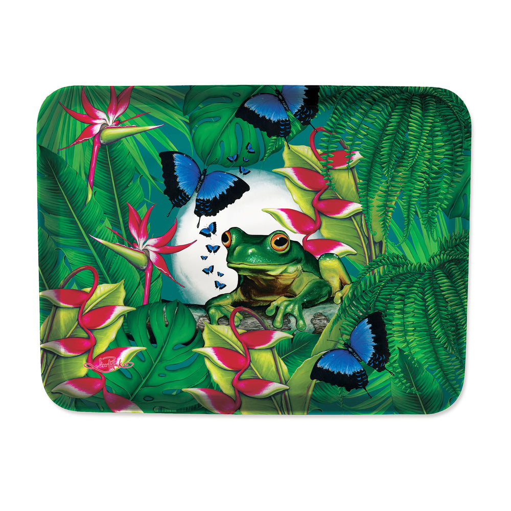 Melamine Snack Tray - Green Frog