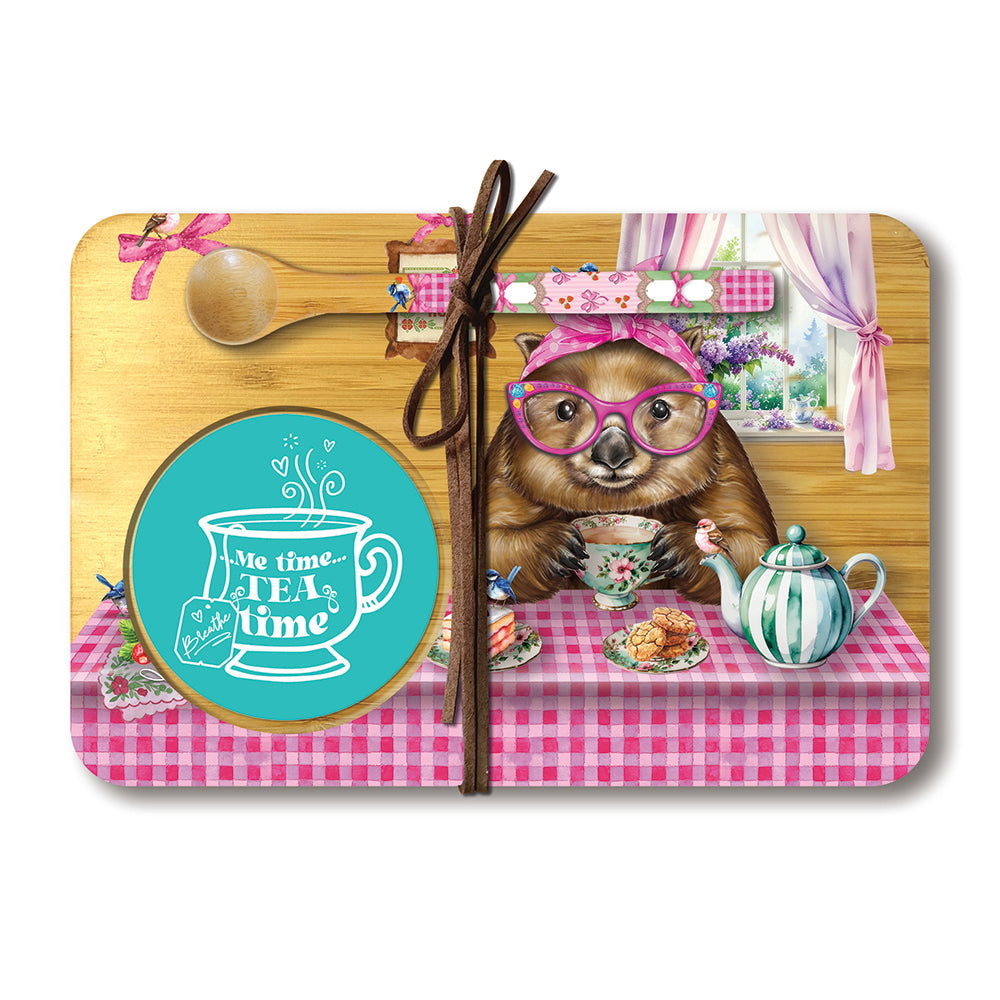 Tea Time Tray - Wonda Wombat – Lisa Pollock