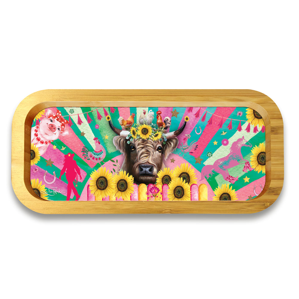 Trinket Tray - Carnival Cow