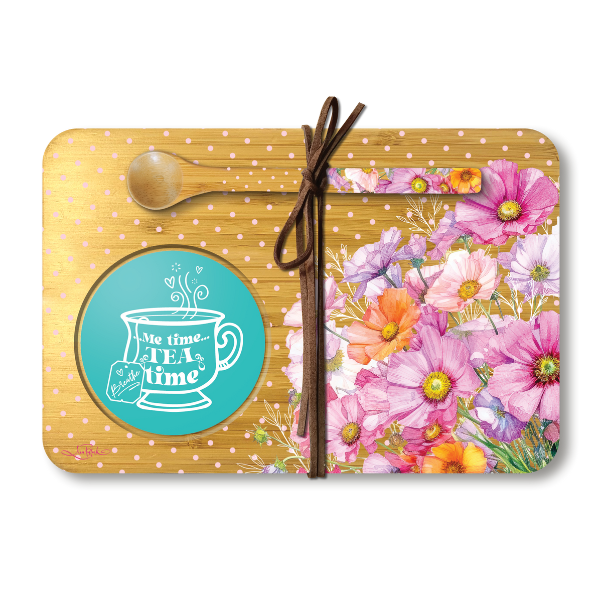 Tea Time Tray - Wistful Widflowers – Lisa Pollock