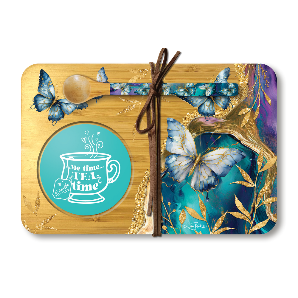 Tea Time Tray - Tranquil Butterflies