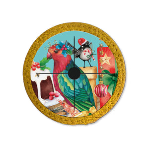 
            
                Load image into Gallery viewer, Wine Glass Coaster - Chrissy Pudding
            
        