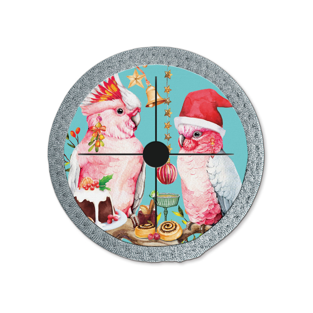 
            
                Load image into Gallery viewer, Wine Glass Coaster - Chrissy Galahs
            
        