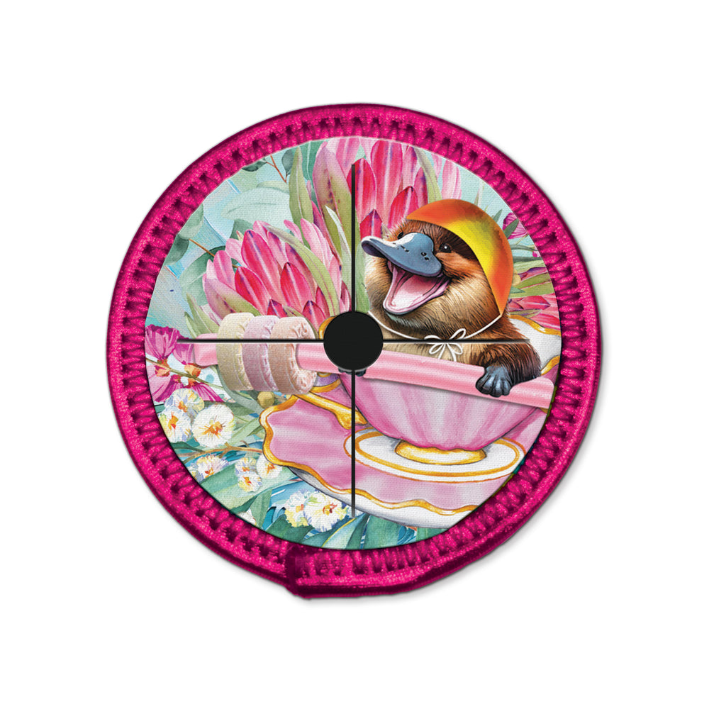 Wine Glass Coaster - Lifesaver Platypus