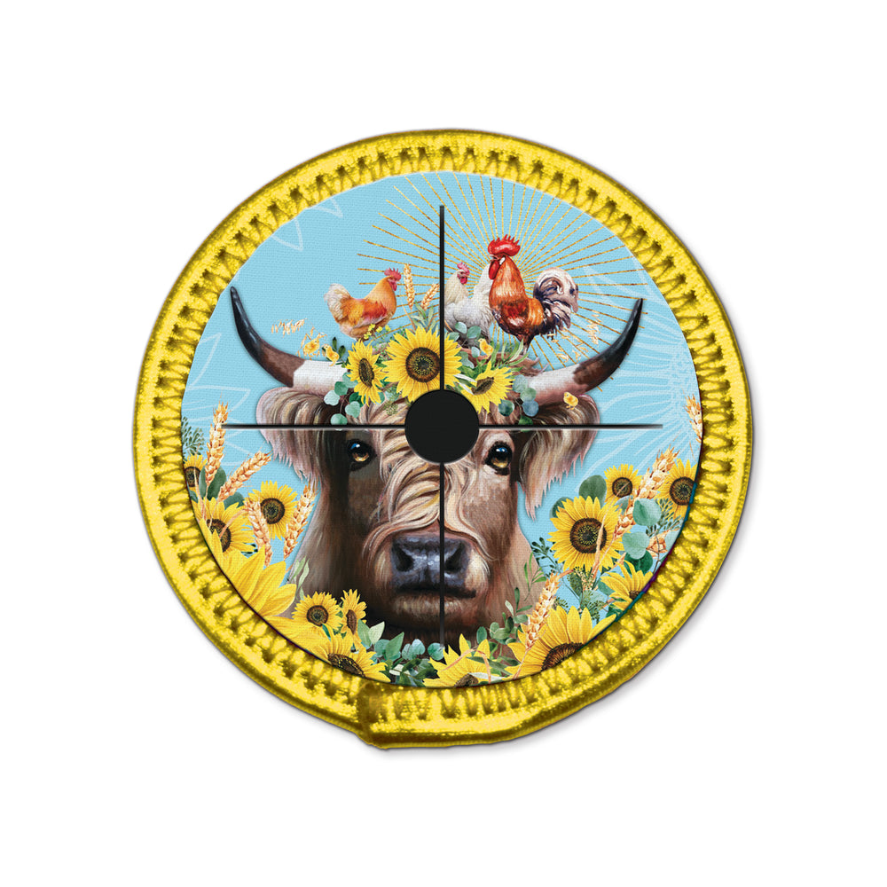 Wine Glass Coaster - Sunny Highland