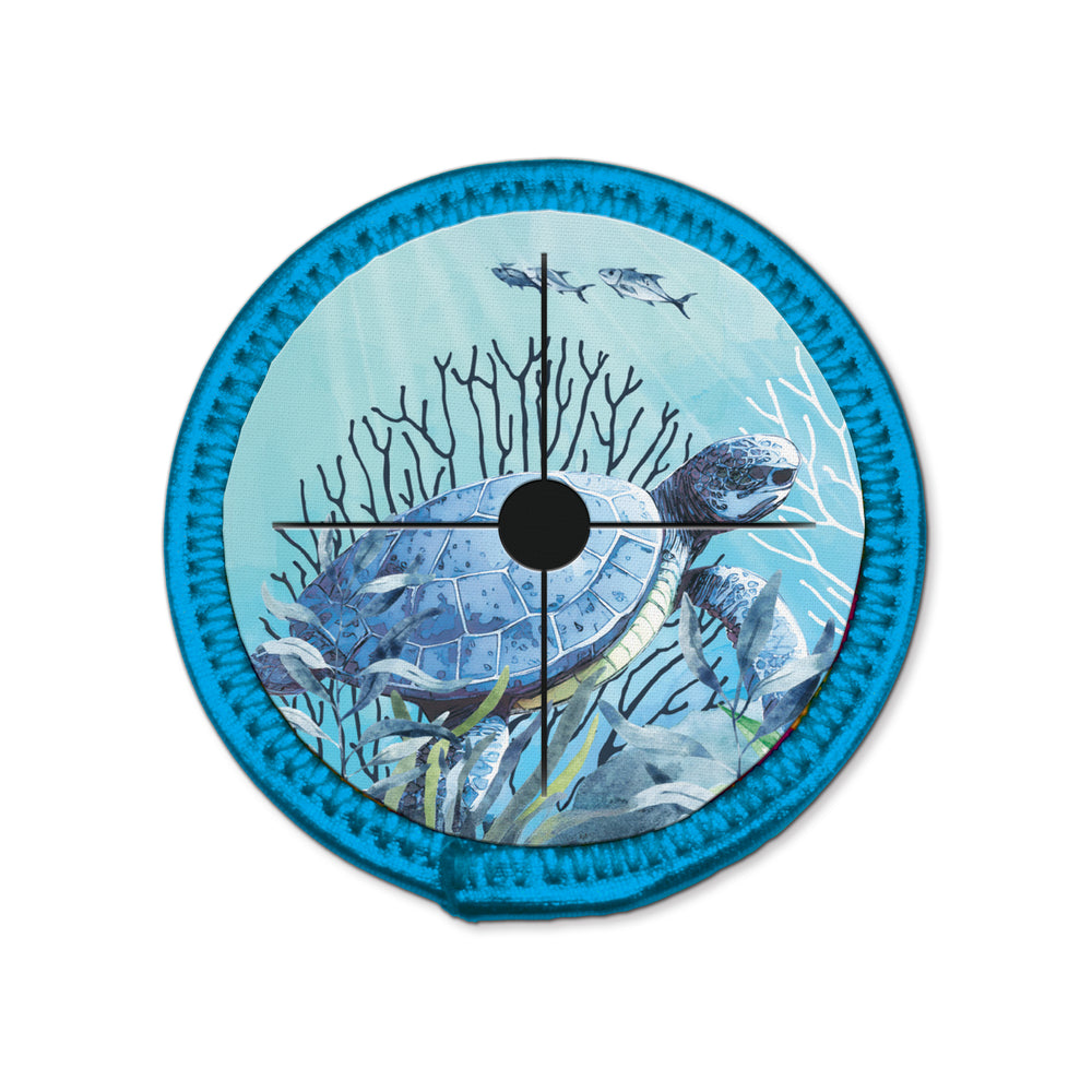 Wine Glass Coaster -Reef Turtle