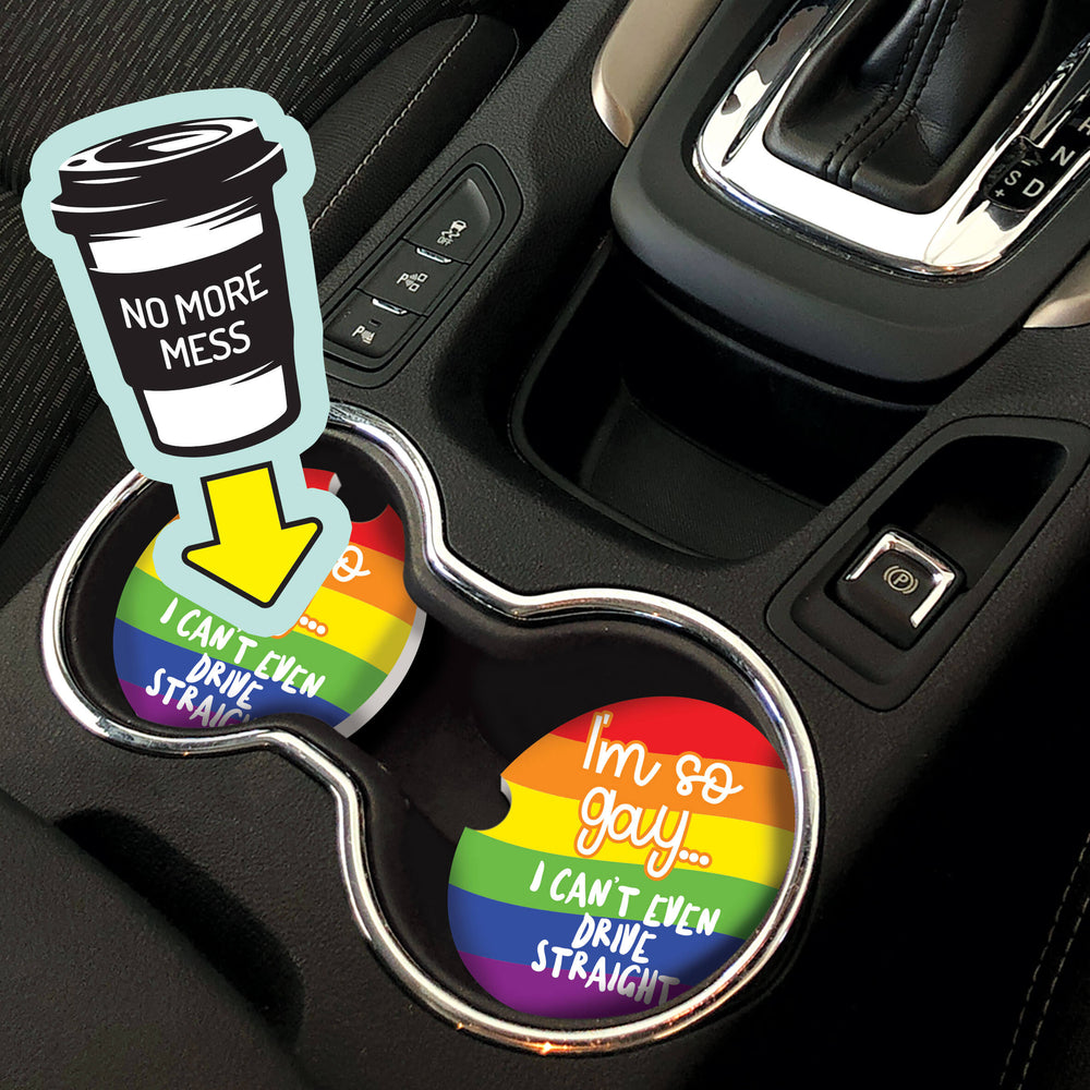 Car Coaster - I'm So Gay