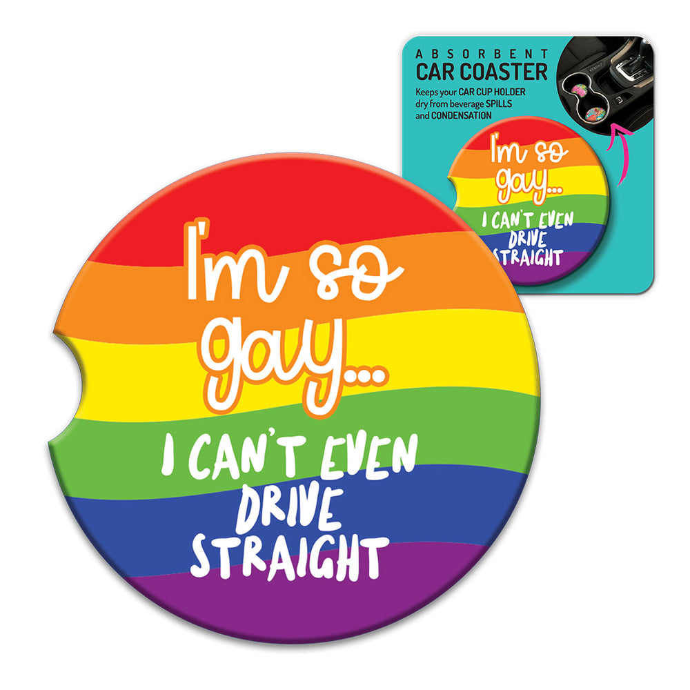 Car Coaster I'm So Gay
