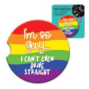 Car Coaster I'm So Gay