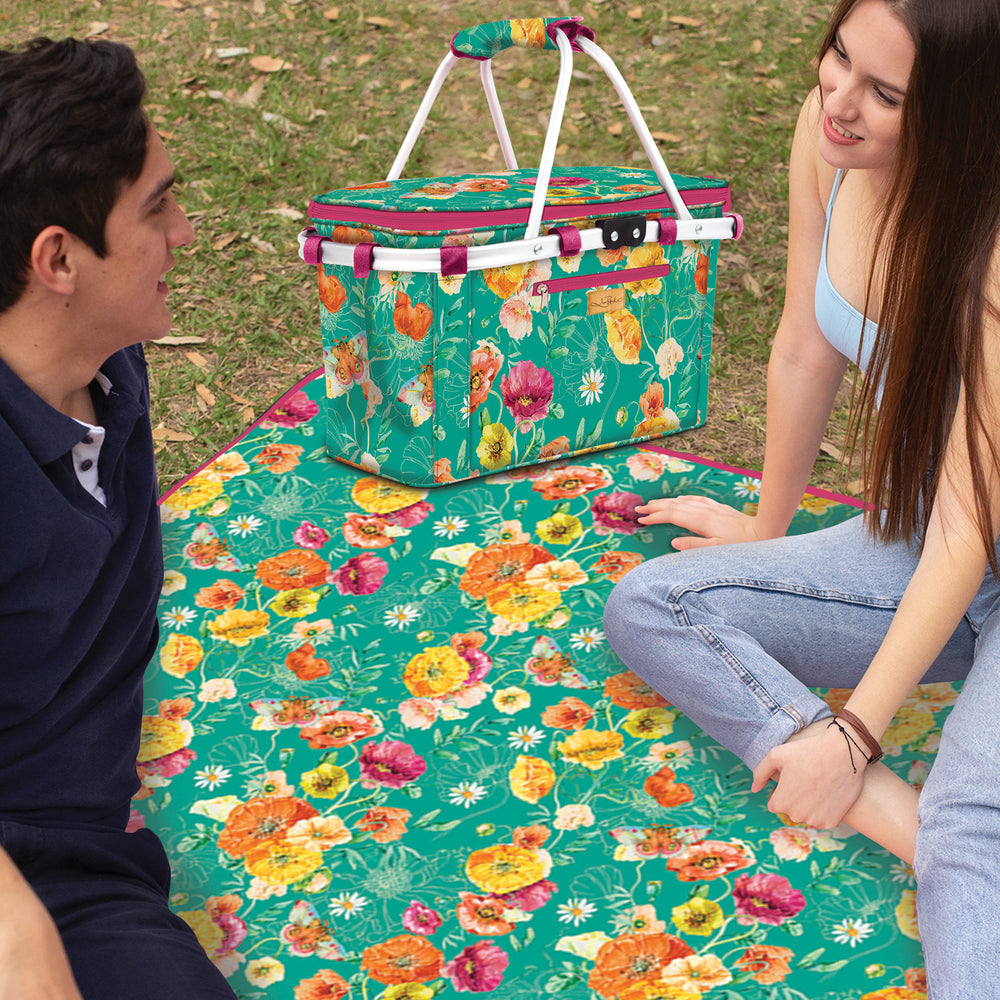 
            
                Load image into Gallery viewer, Picnic Rug - Bright Poppies
            
        