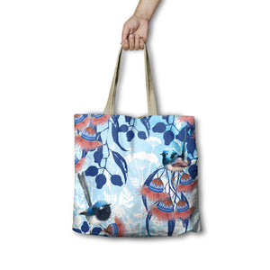 Shopping Bag - Blue Wren