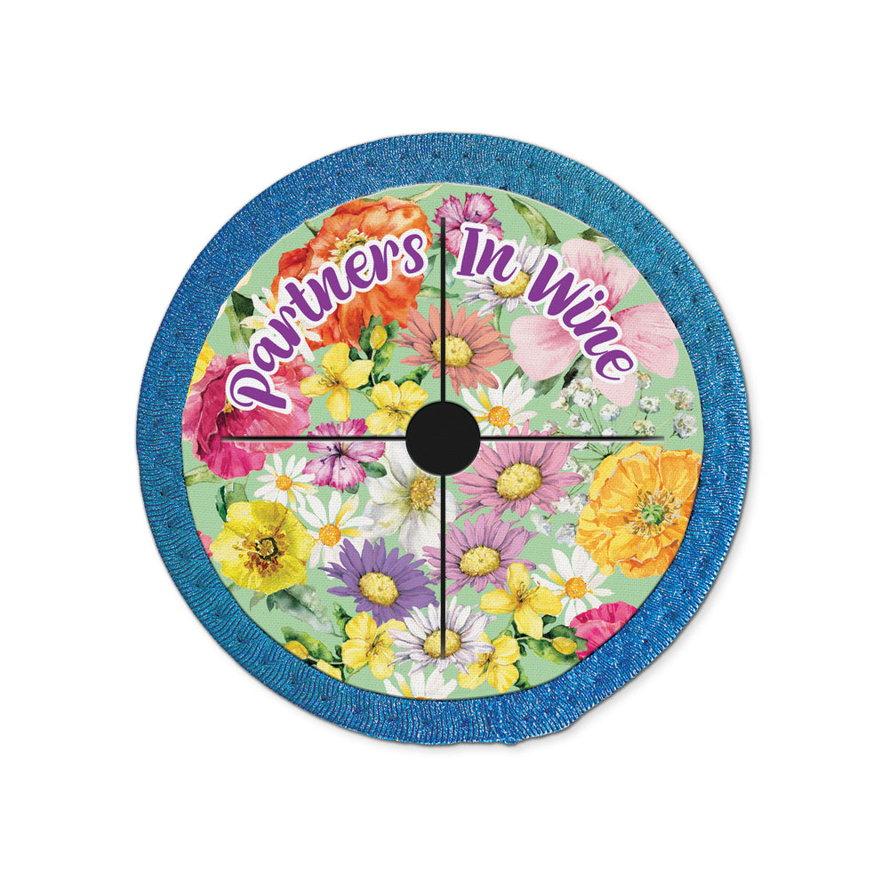 Wine Glass Coaster - Partners in Wine